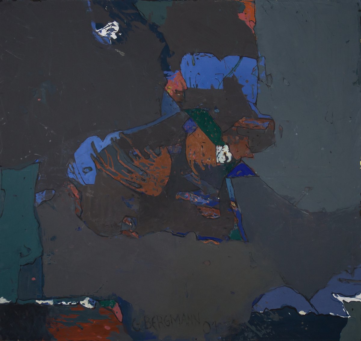 GB-M1135 – Bergmann Bergmann: Das kühle und das warme Blau, 2001/2002